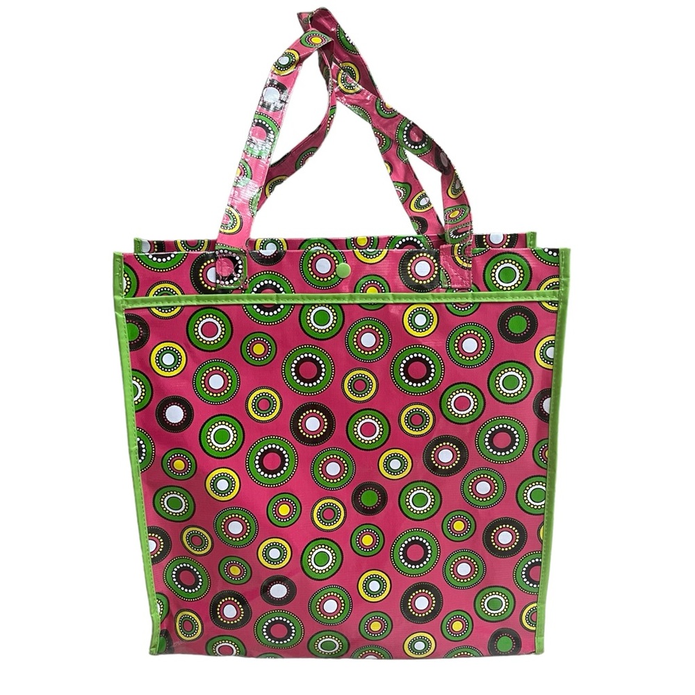 MSC Mainstreet Collection‎ 14x14x4” Tote w/Handles Colorful  Bag Light Wright